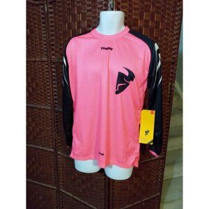 NWT Women's THOR Motocross Jersey Shirt Pink Medium MX Off-Road Dirt Bike